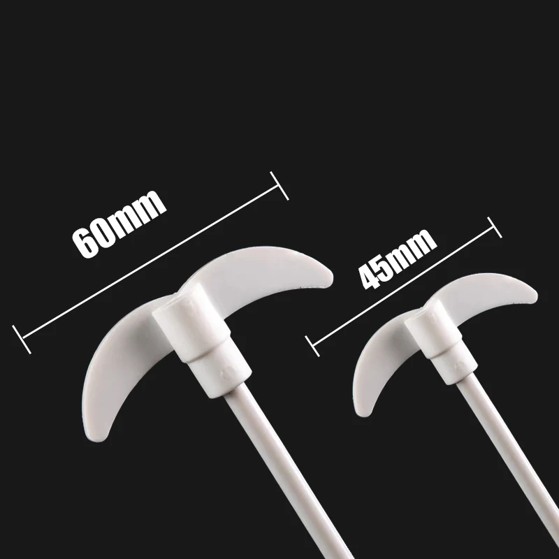 PTFE 교반 바 PTFE 교반기 혼합 패들, 머들러 산성 알칼리 고온 저항, 29cm/34mm