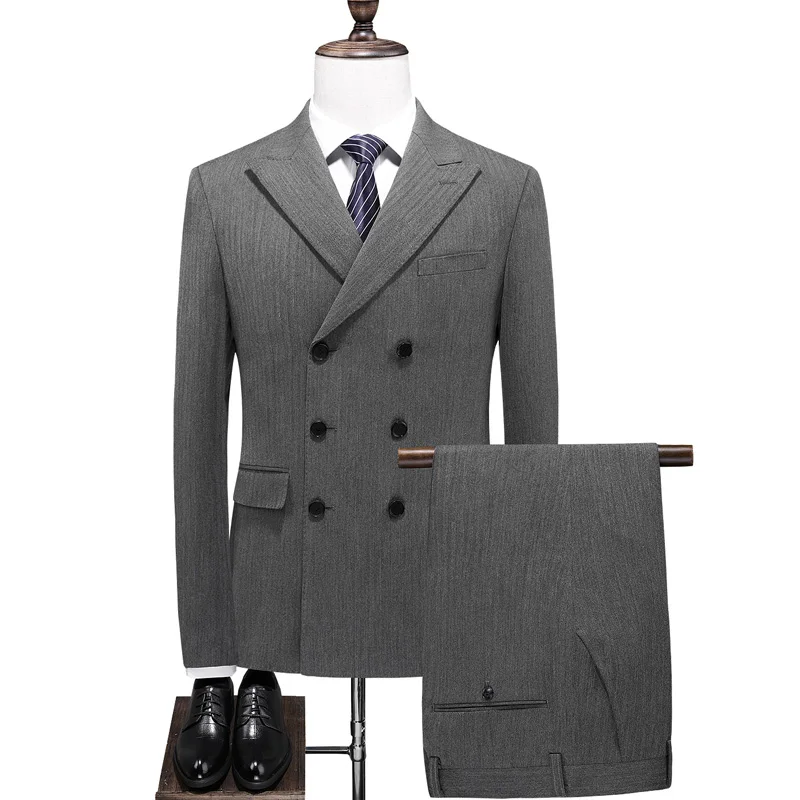 

Custom Made Groom Wedding Dress Blazer Suits Pants Business High-end Classic Dress Trousers ZHA05-25999