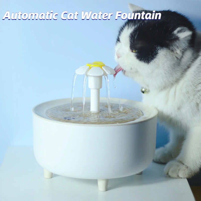 2l Cat Water Fountain Automatic Circulation Filter Flowing Usb Electric