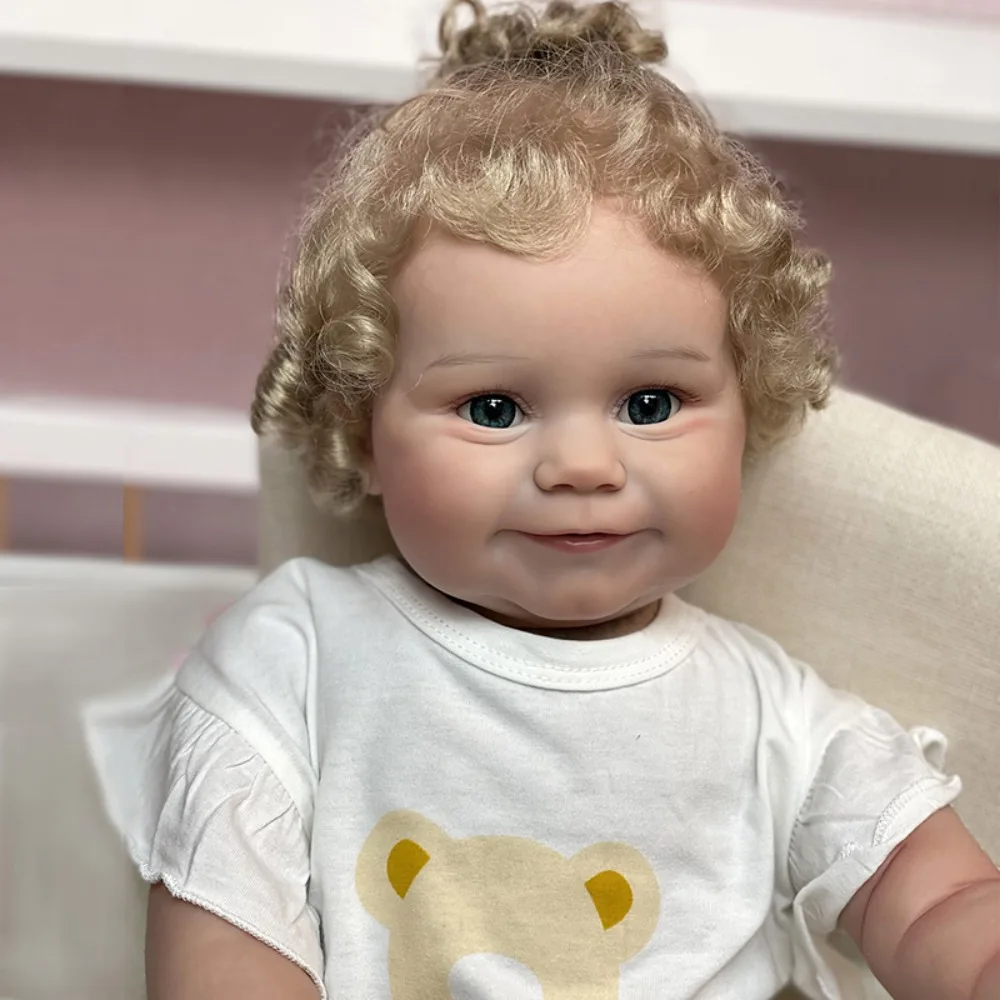 

24 Inch Maddie Reborn Girl Handmade Lifelike Newborn Painted Bebe Cute AWEEDOLL Bonecas Baby Meniscus