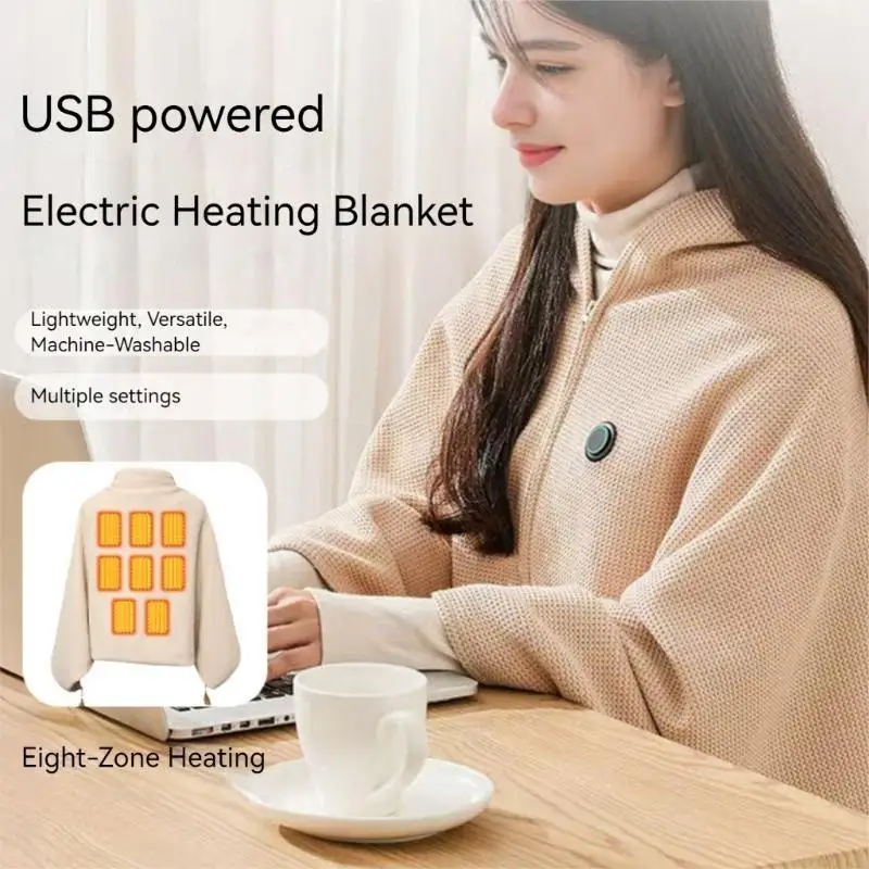 Thermals Beheizte Schulterumhänge Smarted Überhitzungsschutz Doppelseitig strukturierte Materialien für kaltes Wetter Y08E – Detail 8