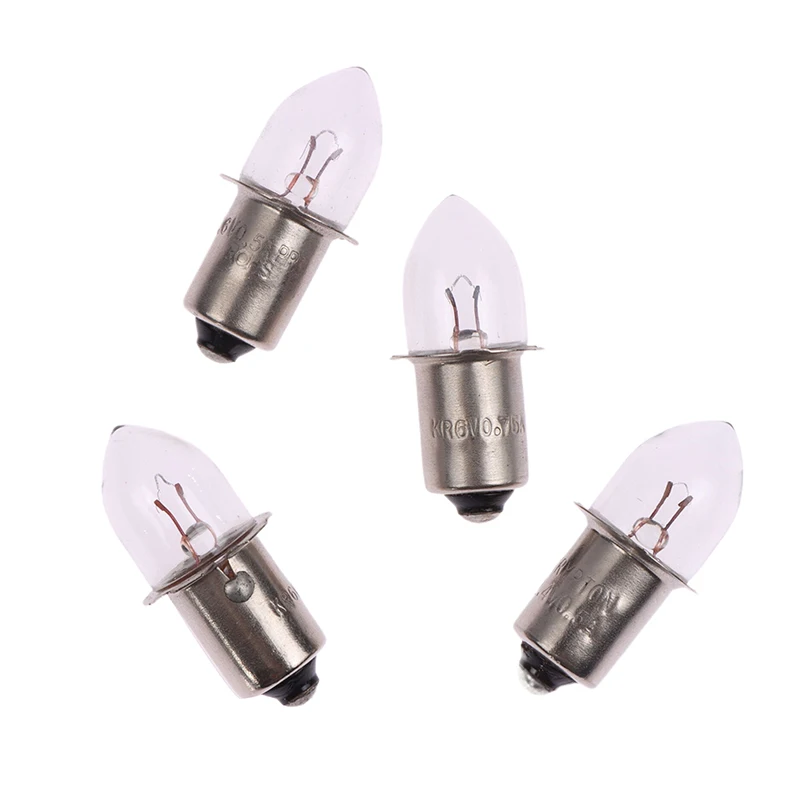 

Practical P13.5S Base Bulb Old Style Flashlight 2.4V 3.6V 4.8V 6V 7.2V 0.4A 0.5A 0.75A Replacement Bulbs Torches Work Lamp Bulb