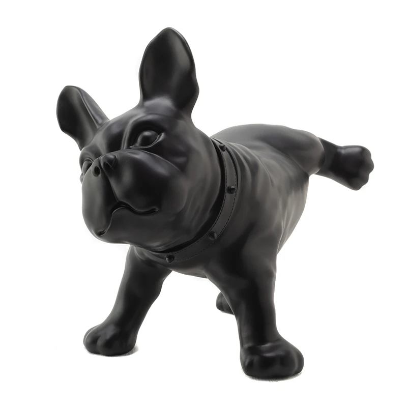

Resin French Bulldog Dog Figurine Vintage Home Decor Crafts Room Decoration Objects Living Room Dog Ornament Resin Animal Statue