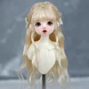 30cm Doll Wig Bangs Ponytail Curly Soft Mohair Wig Suitable for1/6BJD Doll Wig Toy Accessories 6-7 Inches Hair 5