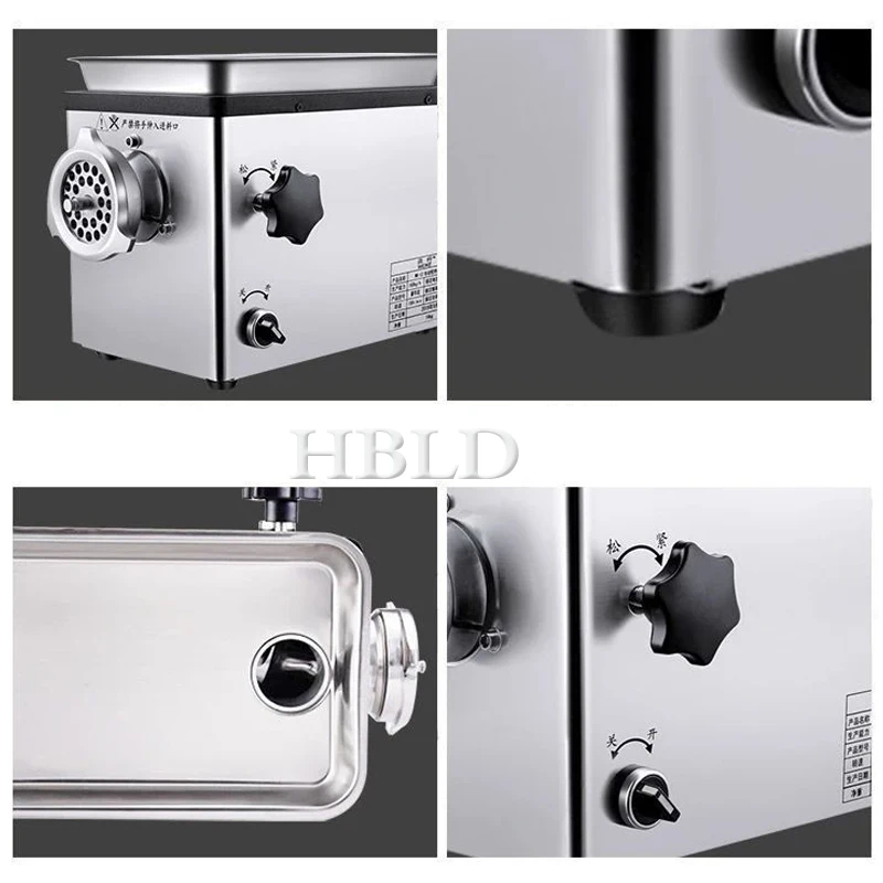 Hot Selling Professional Commercial Meat Grinder Industrial Desktop Stainless Steel Cabbage And Chili Shredder 4