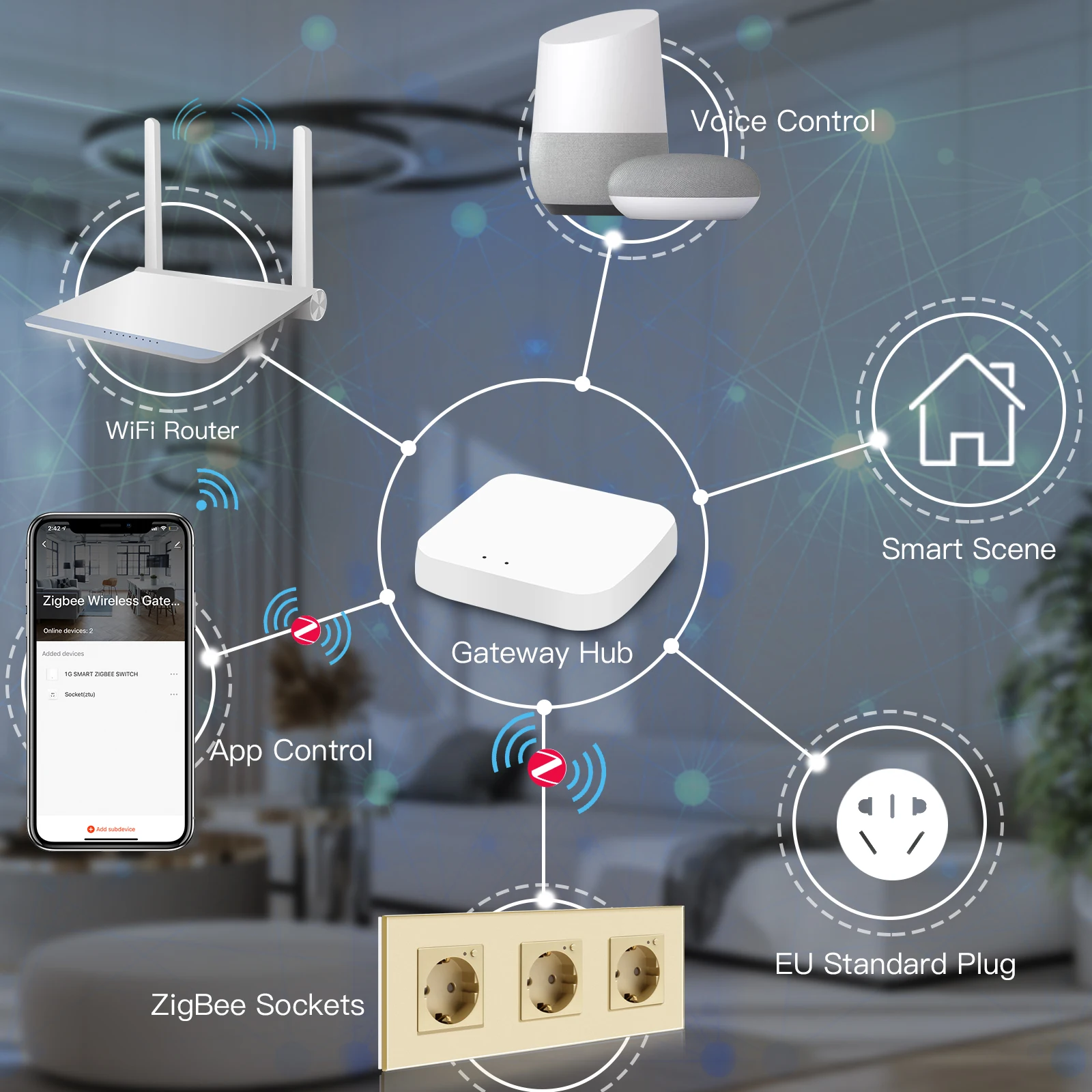 parede triplo 16a soquetes painel vidro suporte 02