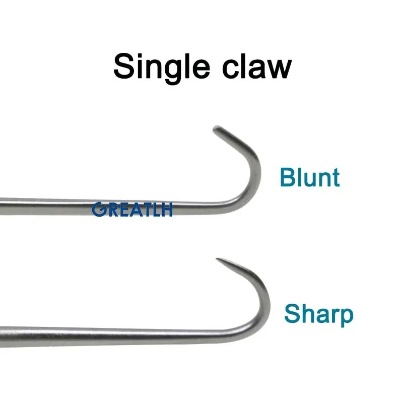 Nose Shaping Pull Hook Nasal Cavity Pull Hook Rhinoplasty Instrument Stainless Steel Plastic Tool GREATLH beauty plastic surgical tool