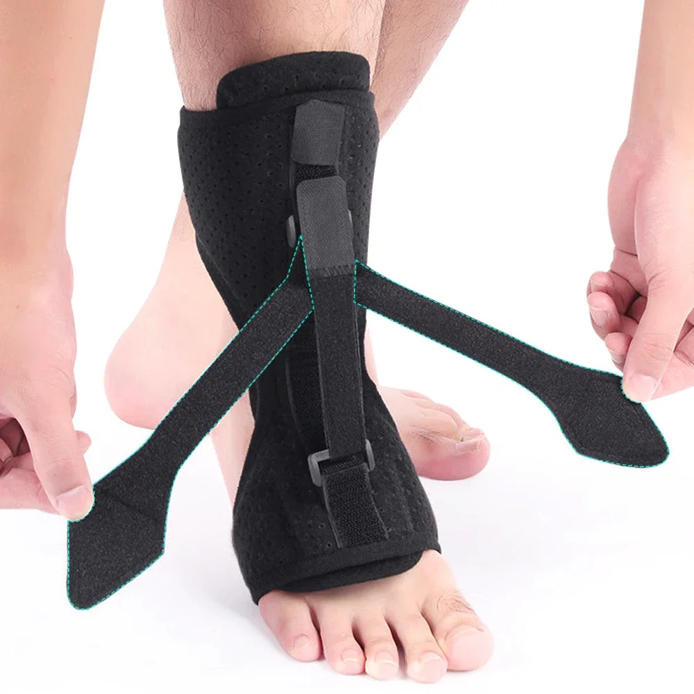 1PCS Plantar Fasciitis Night Splint Adjustable Orthotic Achilles Tendonitis Stretching Sling Foot Brace , Foot Drop , Tendinitis