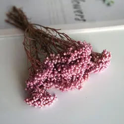 Elegant Preserved Rice Flower for Home and Office Decor - Ideal for DIY Crafts and Handmade Candle Projects (Taro purple)