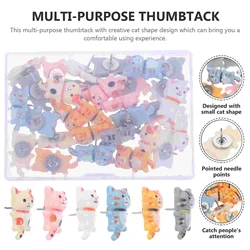 30pcs Thumb Tacks Decorative Tacks Small Push Pins Cat Push Pins for Cork Board Office accessories desk Thumbtacks