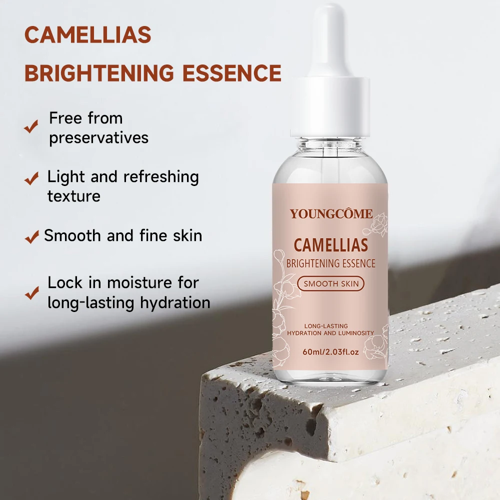Camellias brightening essence Skin Brighten Skin Moisturizing Soothing Oil Control Face Serum Korea skin care products 2025 New 4