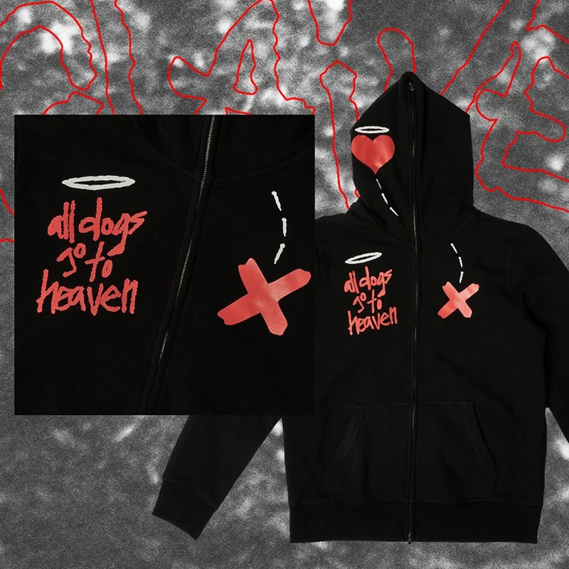 

Hoodies Streetwear Zip Up Hoodie Winter Women Loose Oversized Tops Sweatshirt Halloween Y2k Femme Clothing Kpop Vintage Clothes