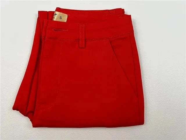 Miss Pants Suit Formalhigh Waist Slim Fit Pencil Pants For Women - Stretch  Cotton Ankle Length