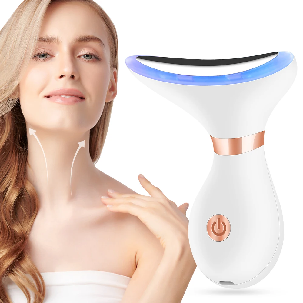 

Facial Massager Vibrator Massager for Face EMS Instrument Lifting Anti-aging Electric Micro Facial Currents Double Chin Reducer