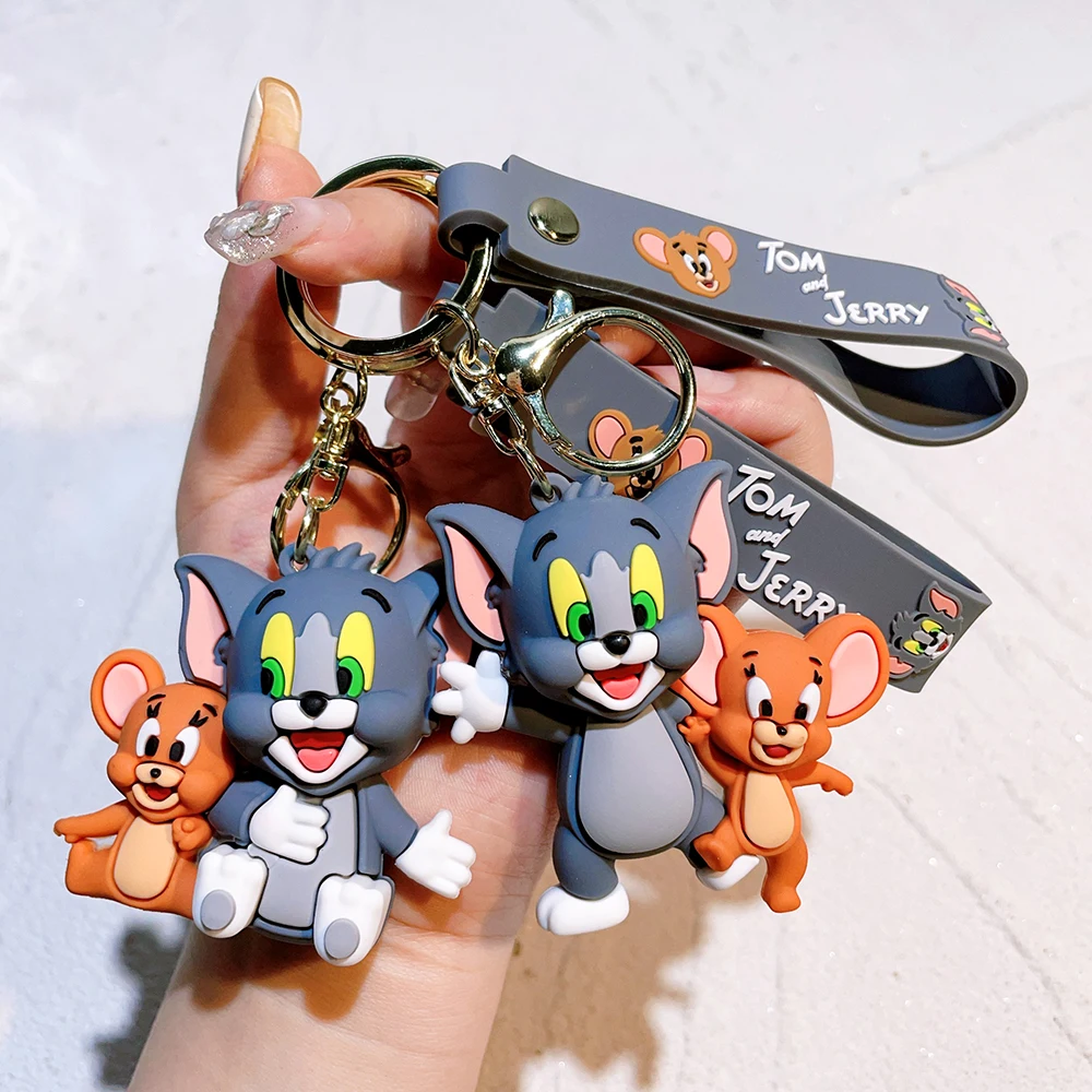 Tom-and-Jerry-Anime-Cartoon-Ornament-Keychain-Car-Key-Bag-Pendant-Cute ...