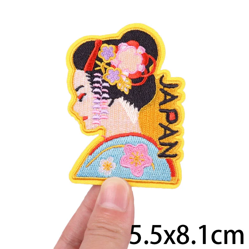 Miniblings Set Di 3 Toppe Termoadesive Sushi | Patch Ricamate A Mano Per Vestiti E Accessori | Fatto A Berlino