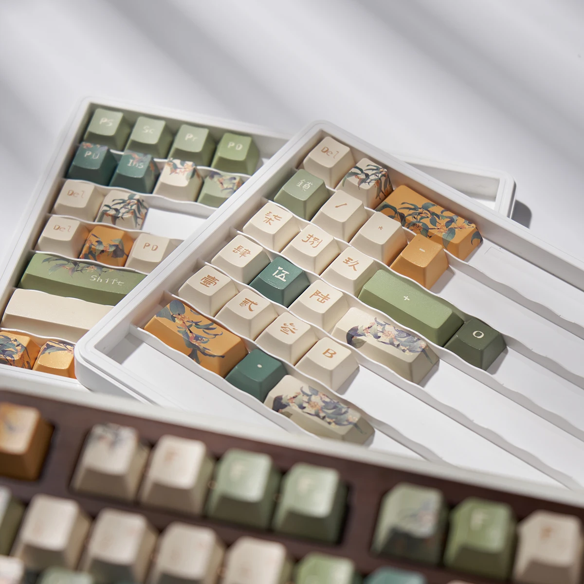 estilo Jingui Oolong, pintura chinesa, cereja PBT,