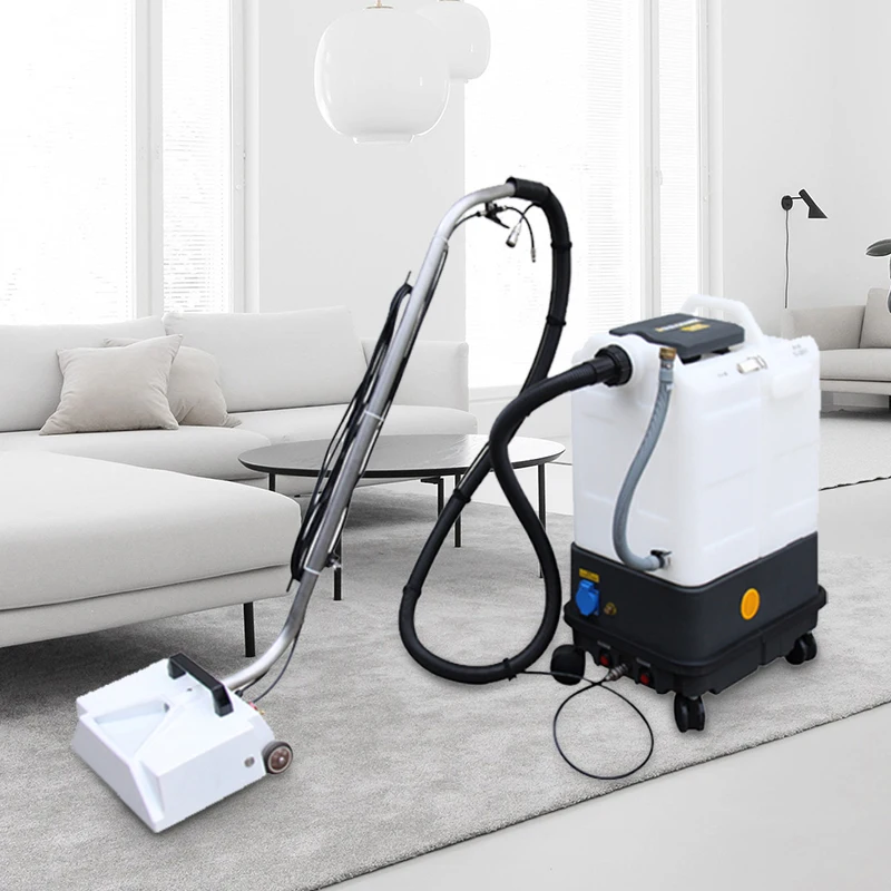 

Hand held automatic three in one extraction carpet cleaning machine