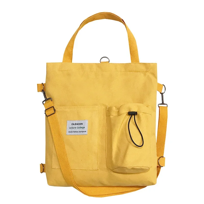 Shoulder Bag Canvas Tote Bag Women Package Print Bear Canvas Handbag Japanese Literary Casual Shopping Tote