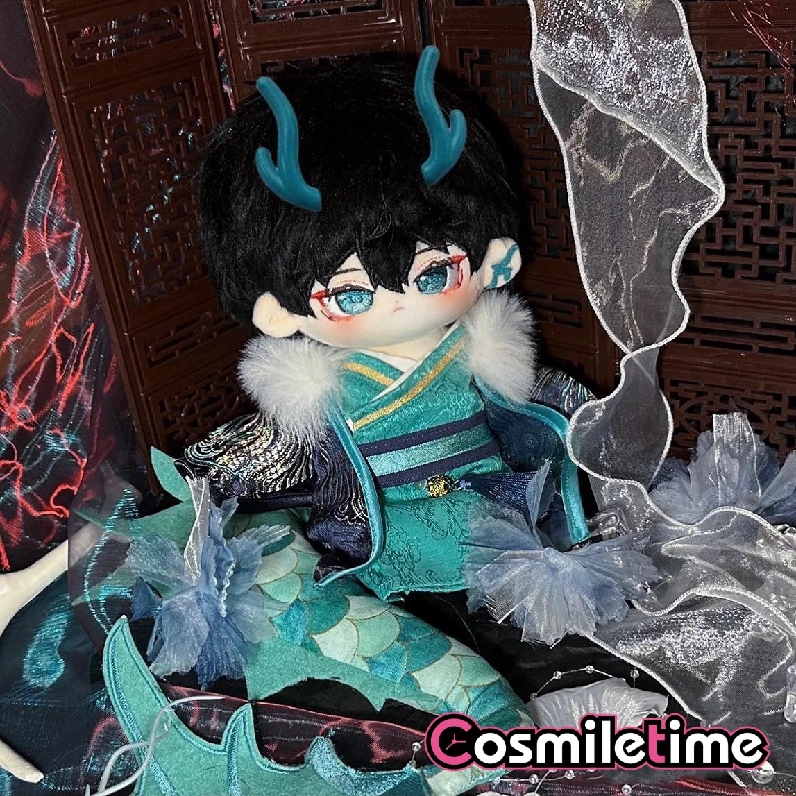 

In Stock Anime Game Honkai Star Rail Dan Heng Cute Plush Doll Body With Magnetic Dragon Horn Soft Pillow Cosplay Toy For Kids Gi