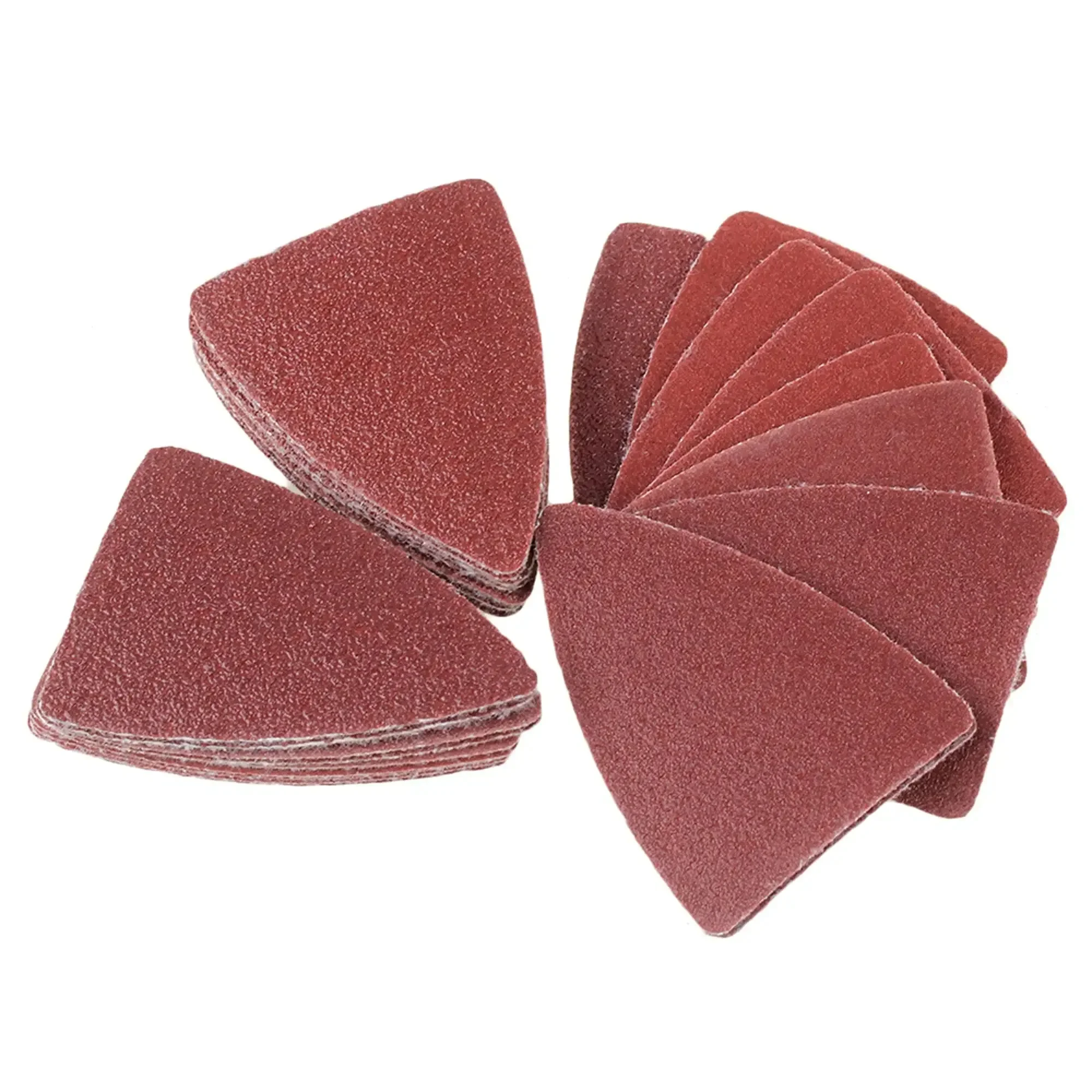 Triangle Finger Detail Sander Disc 38*55 mm 20 Pcs 60/80/120/180/240/320 Grits Durable and Practical Material For Wood Sanding sanding discs polish sand paper sandpaper tools