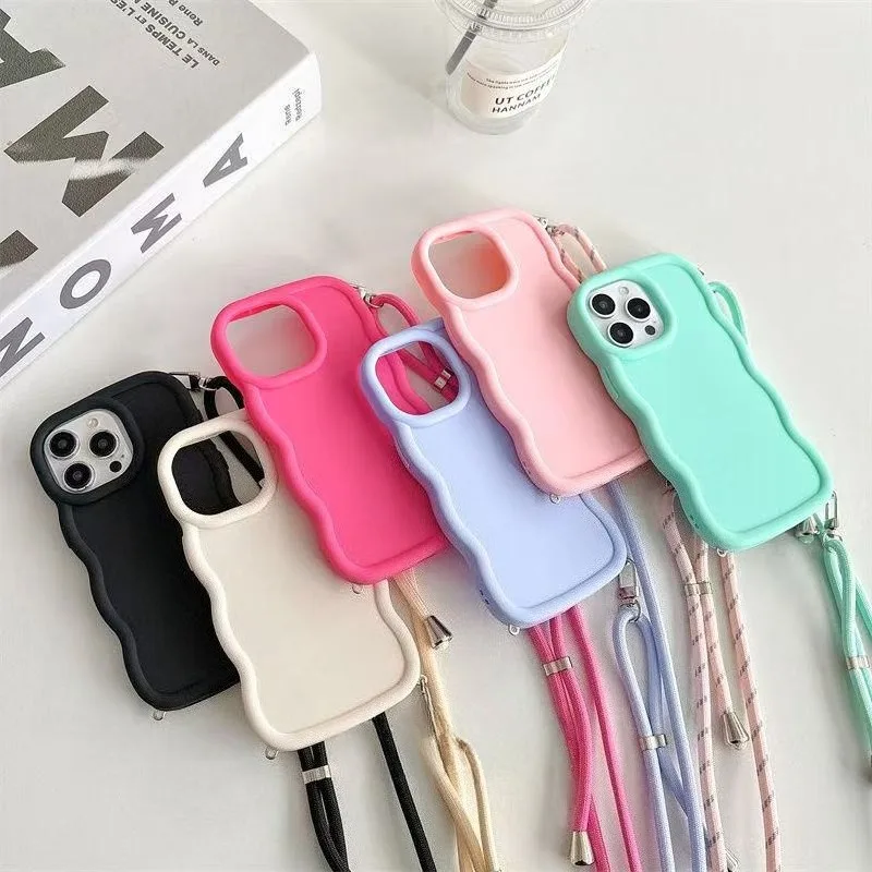 Adjustable Crossbody Lanyard Phone Case with Neck Strap