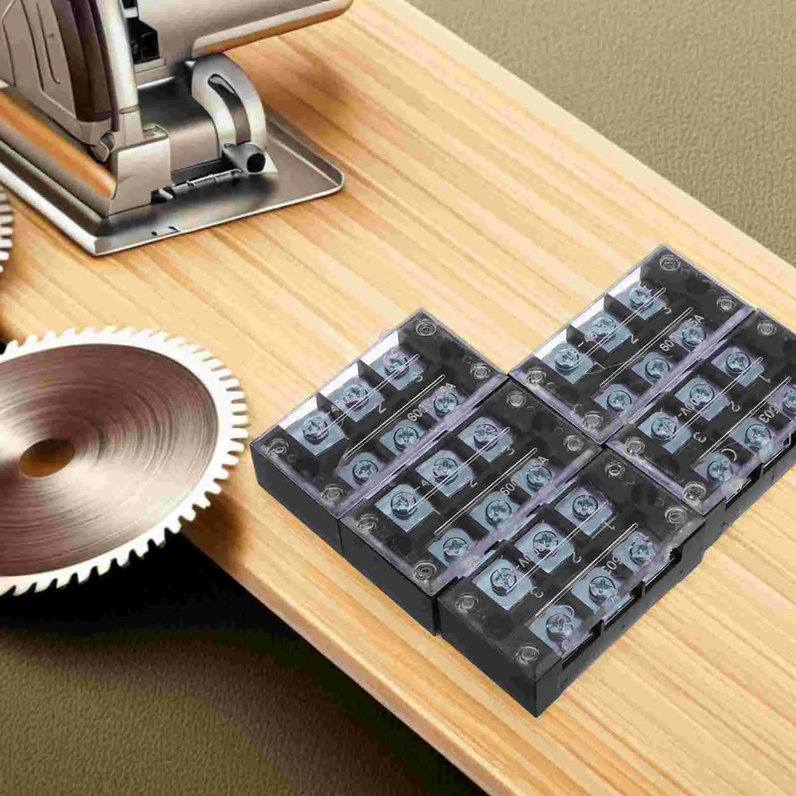 【Trending】 5pcs Terminal Block Wire Connectors Screw Fixed Plastic ...