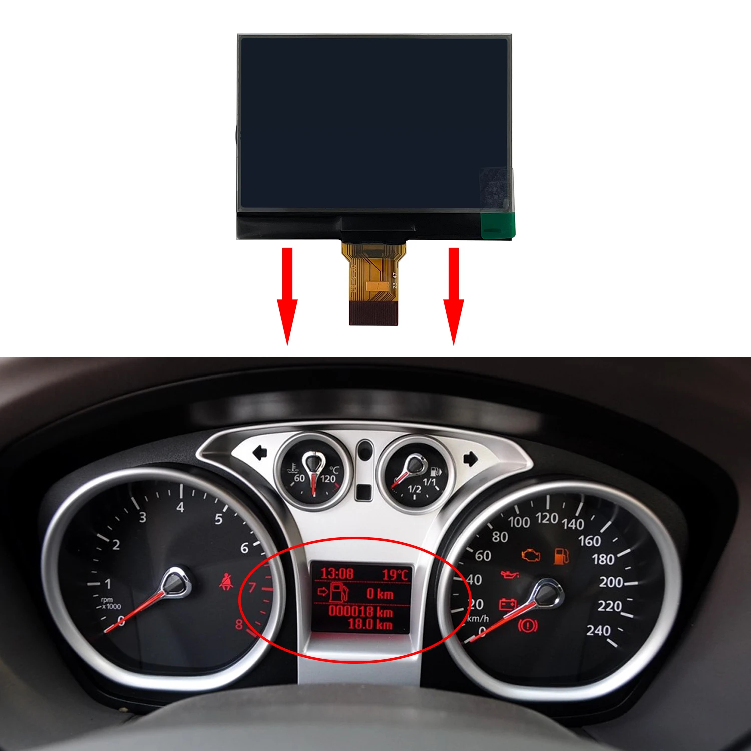 Flasque Réfrigérante Aslyx Pour Ford Focus Kuga Mondeo Galaxy 1.6 - Neuf