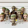 Desk Decoration Vase Home Decor Groot Plant Pot Flower Pot Garden Accessories Anime Tree Man Ornament Home Office Storage 5