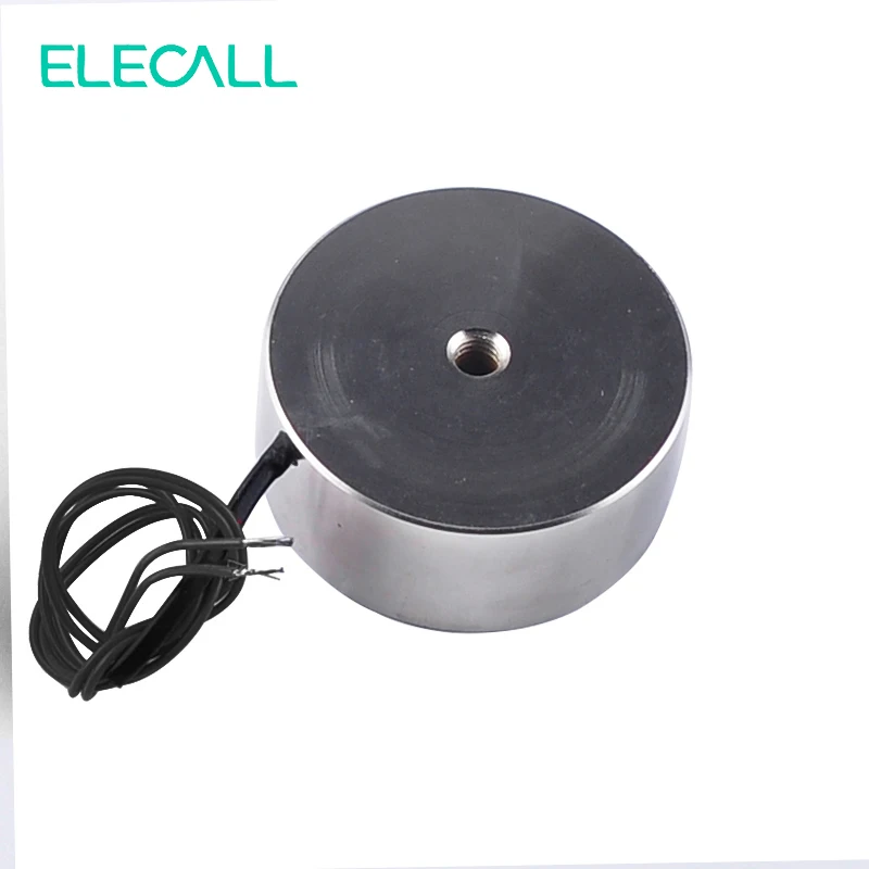 Electromagnet Electric Lifting Magnet Solenoid Lift Magnet Solenoid Sucker Holding Force 40kg DC 12V 24V