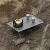 Aluminum Plate Folding Small Table Outdoor Aluminum Alloy Ultra-light Portable Mini Small Outdoor Camping Leisure Small Tea 1