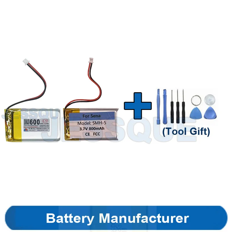Toolsets Regalo + "0" Ciclo 600Mah 800Mah Batteria Smh5 Per Sena Smh-5 Casco Auricolare Bluetooth Cuffie Batterie Accumulatore Akku
