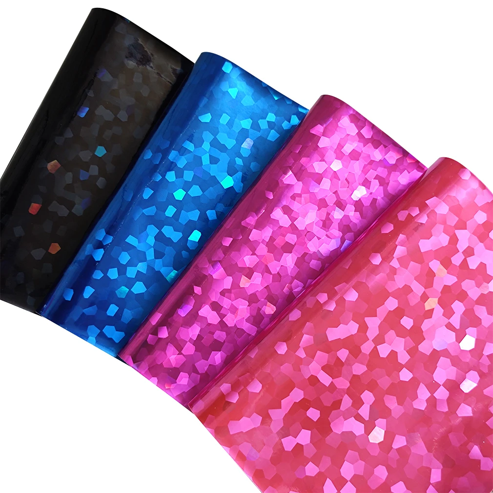 

A4 Set 10PCS Holographic flash color lithotripsy faux leather interior adhesive craft diy makeup bag craft material