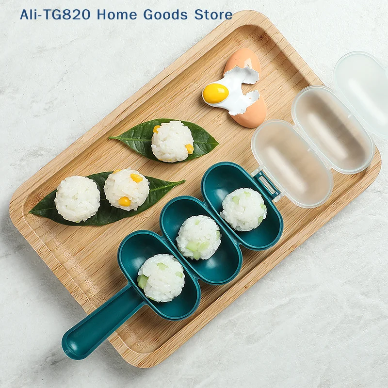 [TG820]1PC 창의력 쌀볼 몰드 스시 몰드 메이커 DIY 스시 메이커 어린이용 쌀 생산용 쌀 몰드 6.89*2.76*1.18