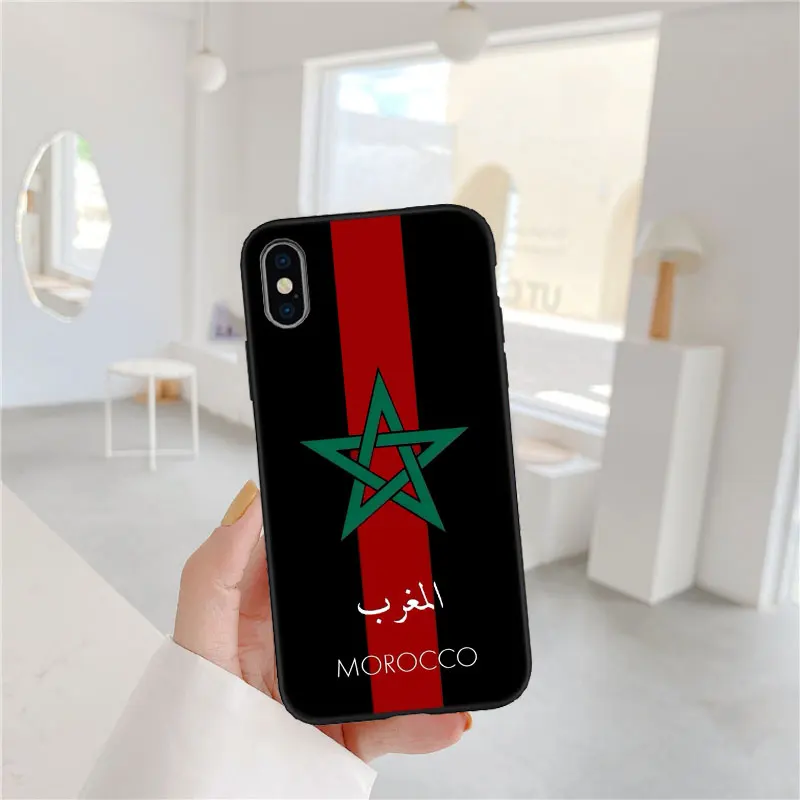 Premium Moroccan Flag Design Phone Case - High-End Protection & Style