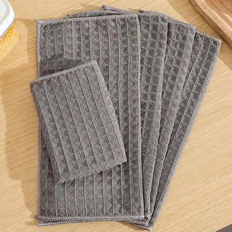 

Kitchen Bar Cleaning Cloth Towel Ultra Soft Magic Cleaning Cloth Special Rag Water Absorbing Drying Dishes Kitchen Accessories
