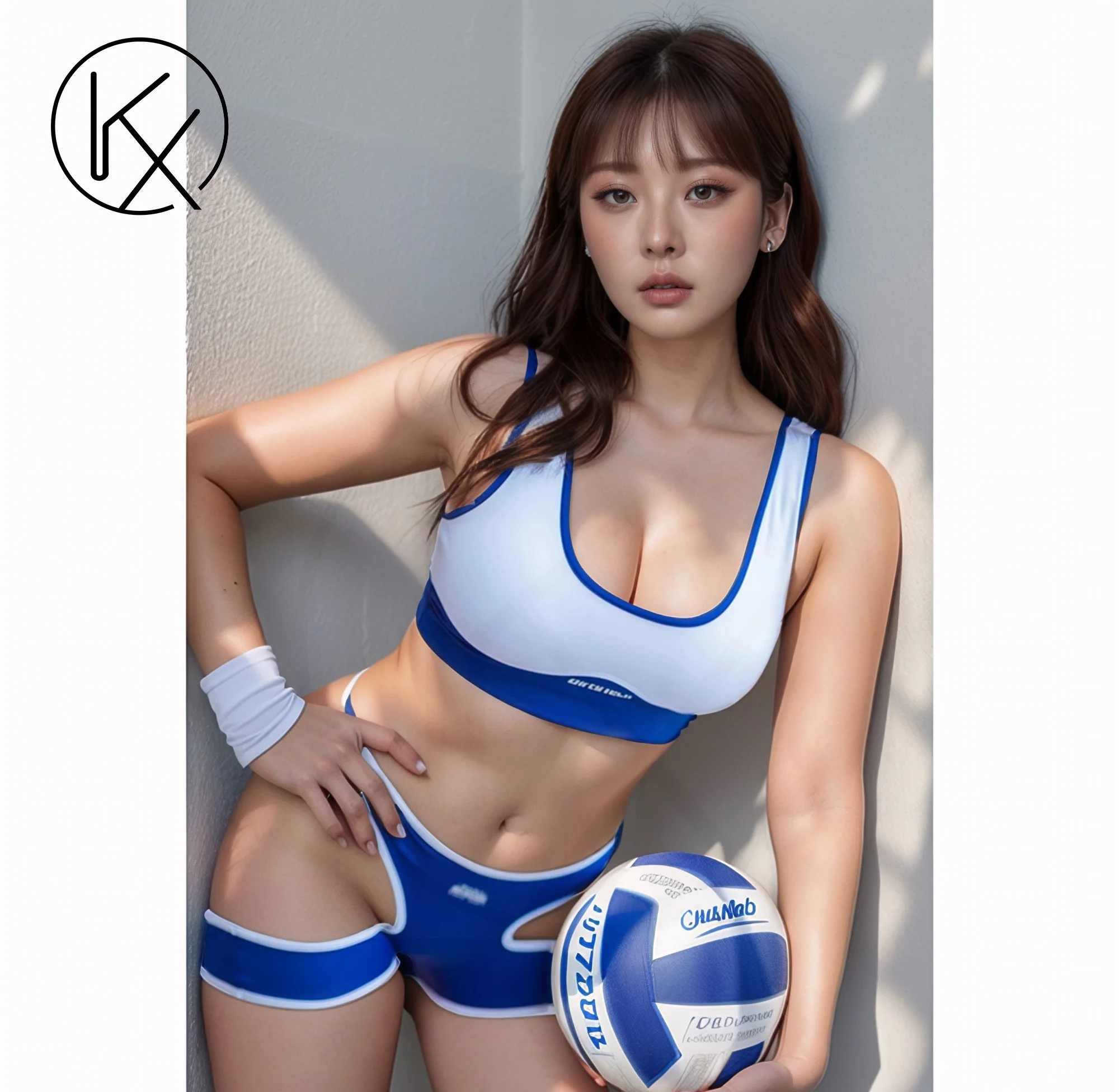 kaixiggmm Original female anime cosplay, Japanese ultra short gymnastics suit, tank top, sexy school uniform, women's swimsuit