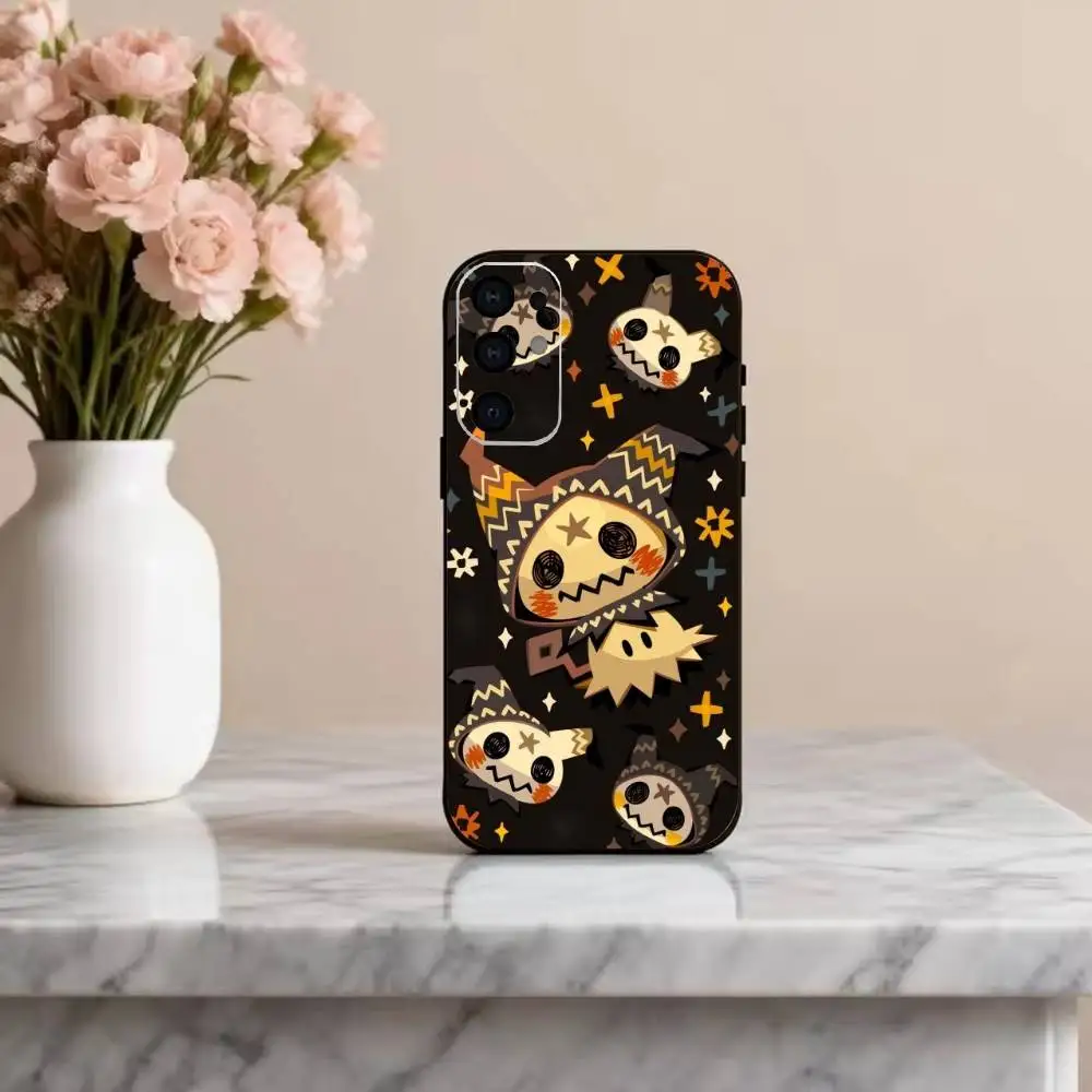 Cartoon Cute Mimikyu Phone Case - Black Cover