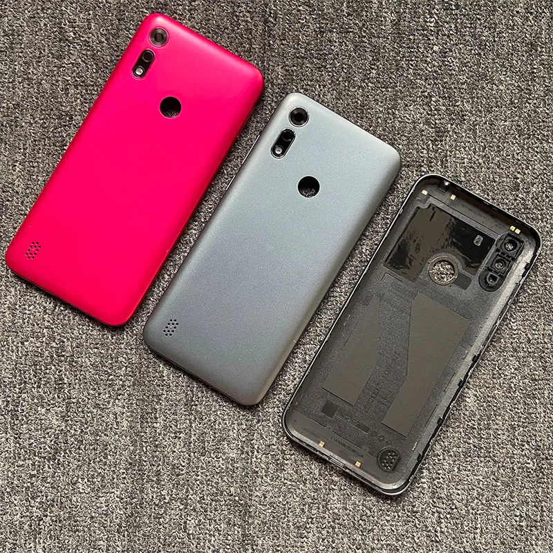 

6.1" New For Motorola Moto E6i Back Battery Cover Housing Cover Back Door Case Glass Repair Parts