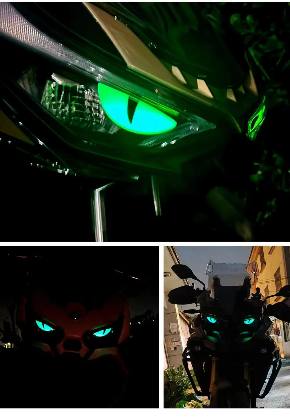 3D Reflective Devil’s Eye Stickers