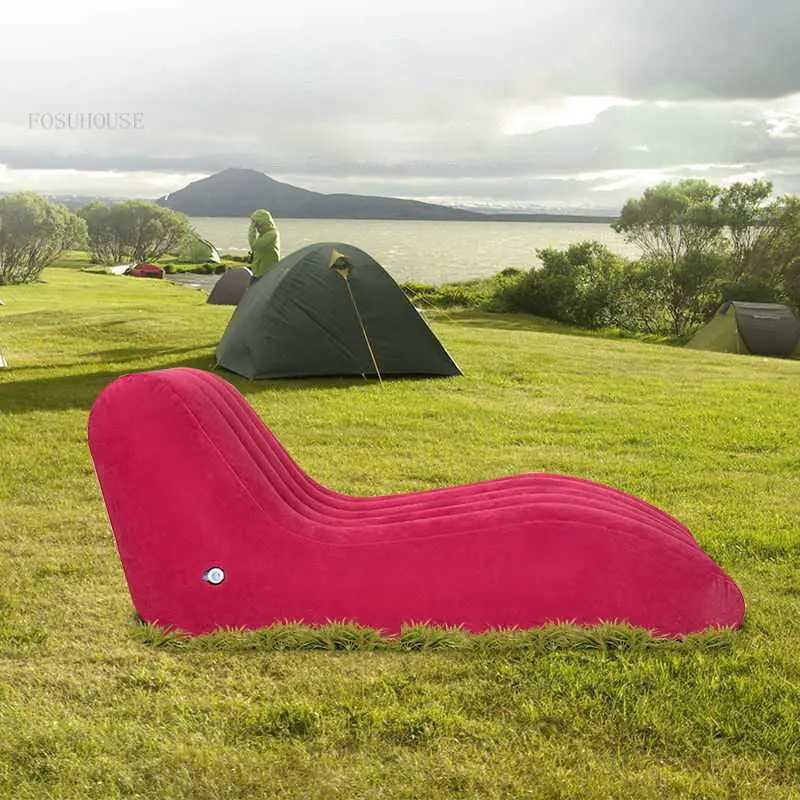 Dormitory Homestay Furniture Foldable Hotel Sofas Outdoor Camping Beach Sofa Bed Portable Living Room Bedroom Leisure Sofa Chair