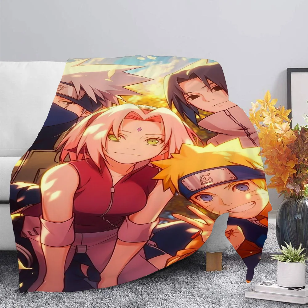 Baby Blanket N-Naruto Shippuden Throw Blanket for Sofa Blankets Double Bed Blankets and Throws Bedspread on the Bed Plaid Cobija 2