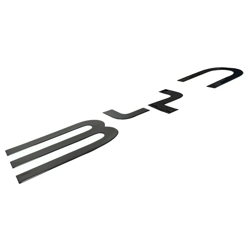 유광 블랙 3D 배지 로고 스티커 BYD 샤크 6 트렁크 표준 자동차 장식 액세서리