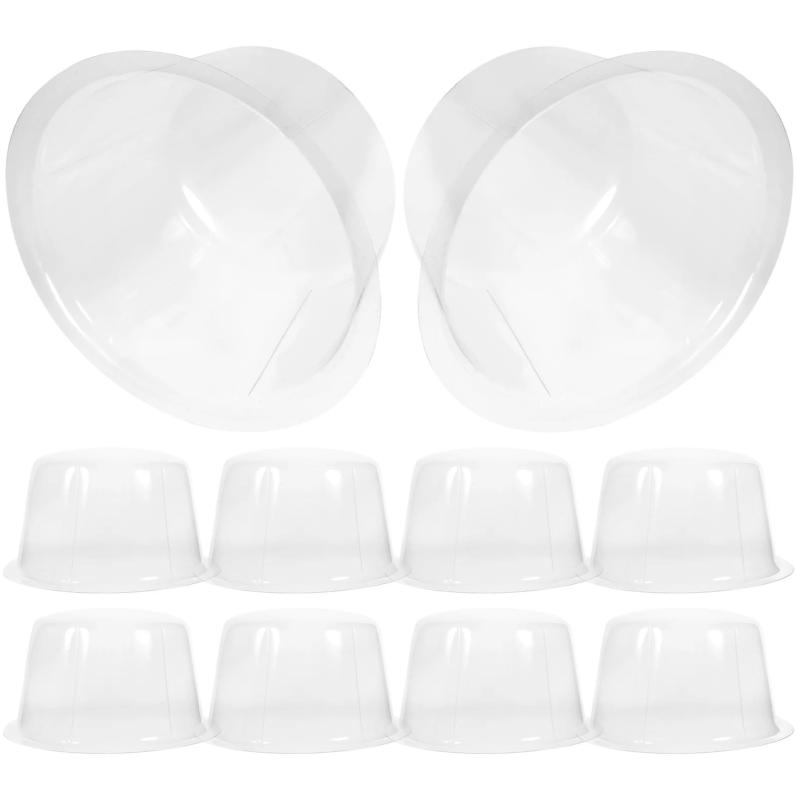 

10 Pcs Pvc Plastic Hat Holder Round Head Fisherman Insert Has Rack Inner Stands Baseball Cap Supplies Display Shelves