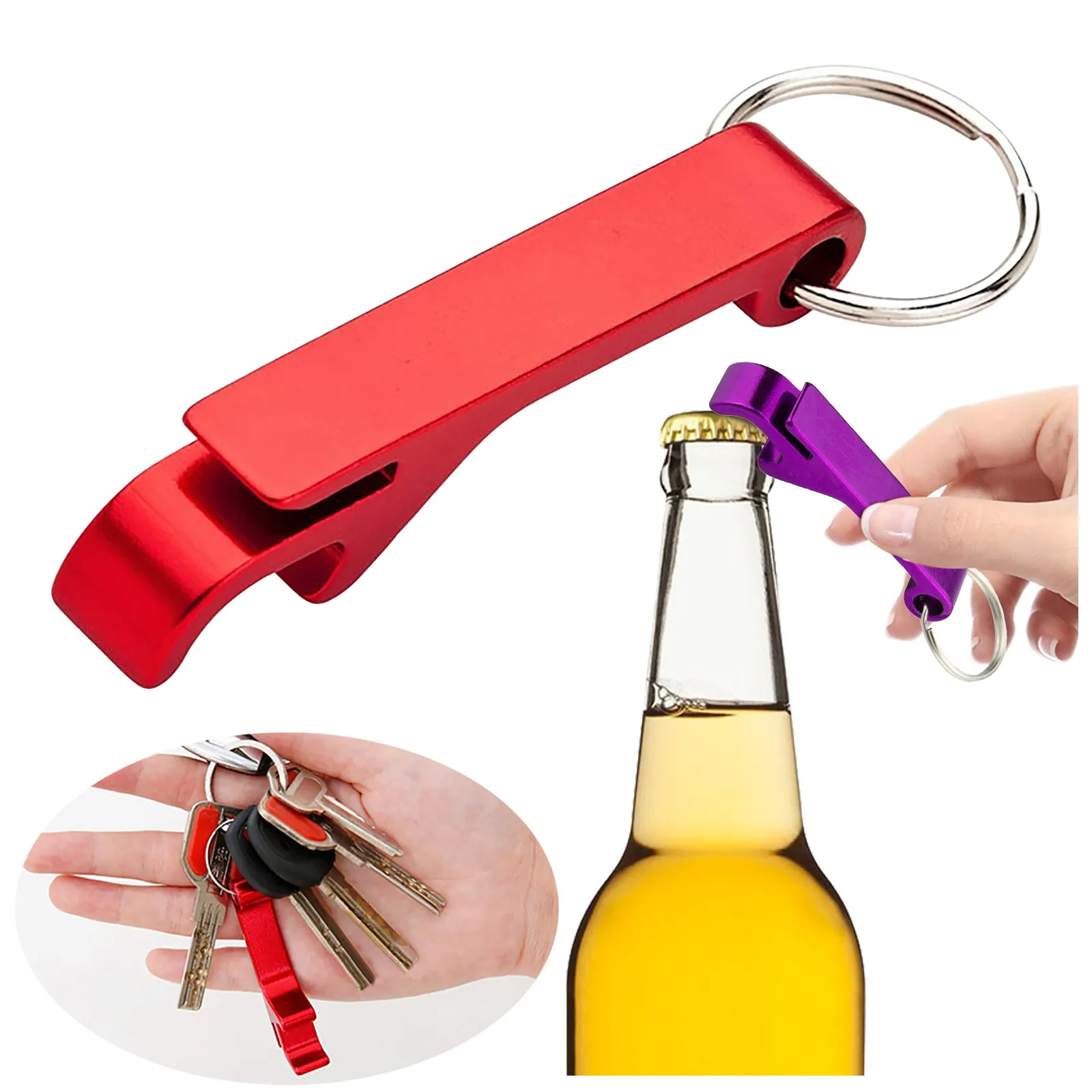 Key Ring Bottle Portable And Beer Opener Type Can Porket Size Tools & Home Improvement