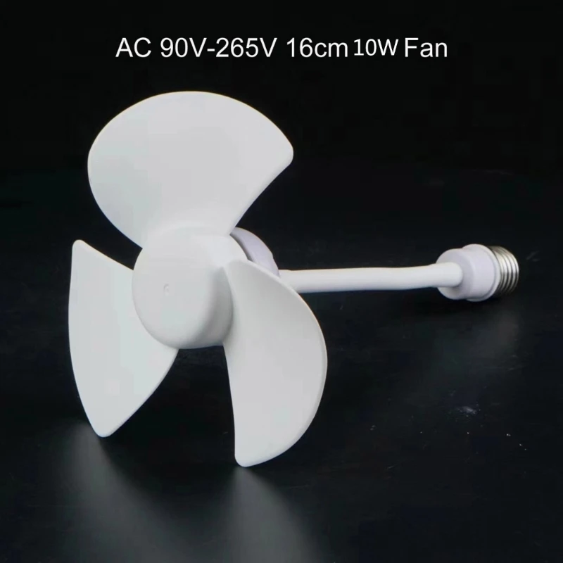 6inch Small Fan E27 Interfaces Cooling Fan Low Noise 10W Power Household Student Dormitory for Bedroom Offices 896C