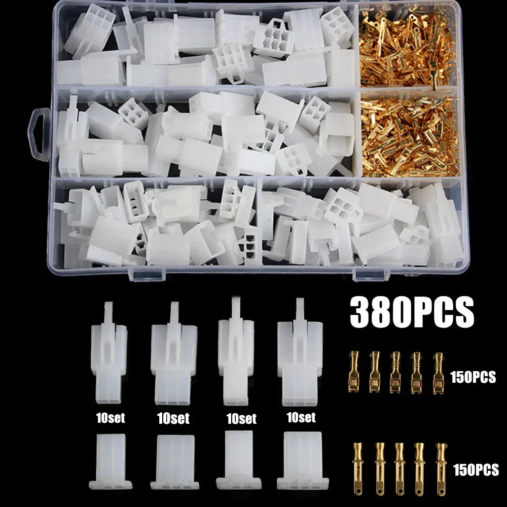 Power Connector 2.8mm 1P 2P 3P 4P 6P 9P Automotive Quick connection Electrical Wire Connector Male Female Cable Terminal Plug Kits Motorcycle