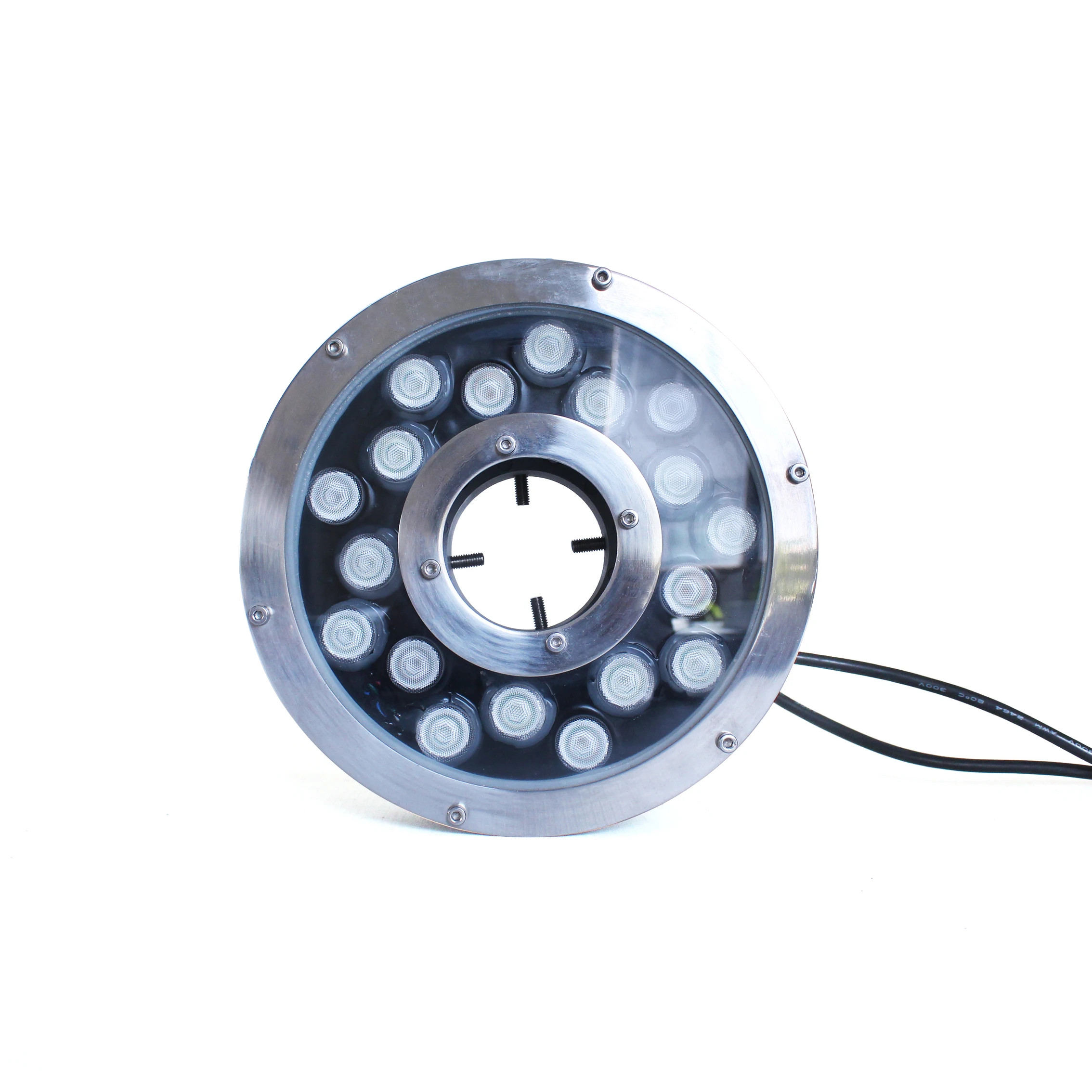 Outdoor IP68 waterproof underwater dmx 512 rgb color change led fountain light