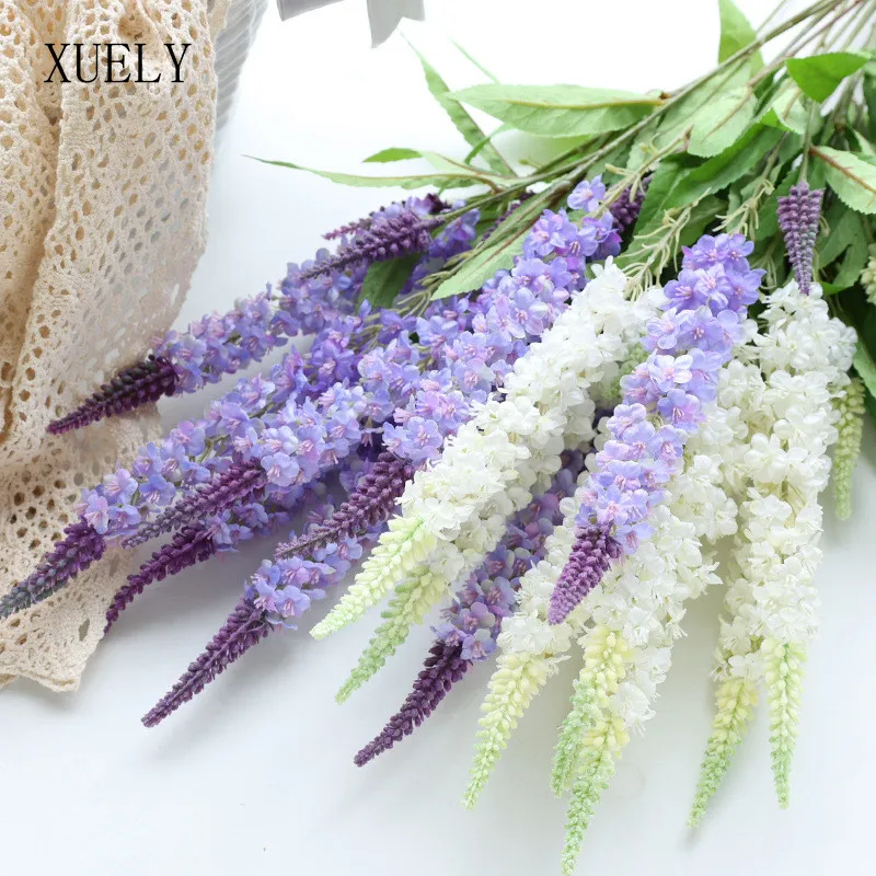 Lavender Simulation Flower Arrangement - Elegant Pastoral Decor
