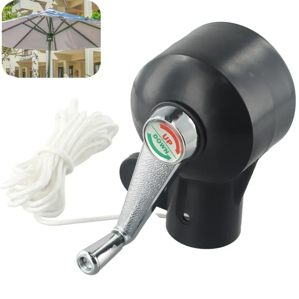 Patio Umbrella Crank Handle Metal/Plastic Crank Handle Heavy Duty Replace Umbrella Holder Spare Parts